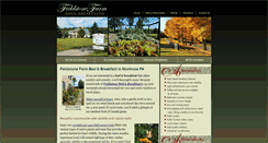 Desktop Screenshot of fieldstonefarmbandb.com